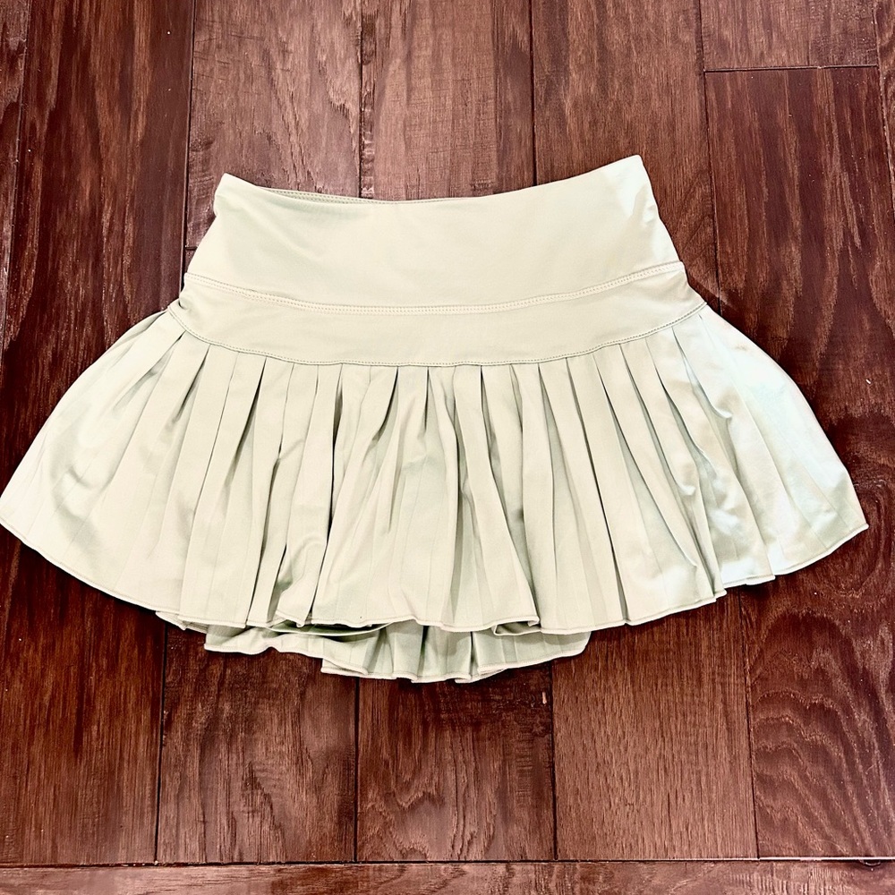 Light Green Gold Hinge Skirt